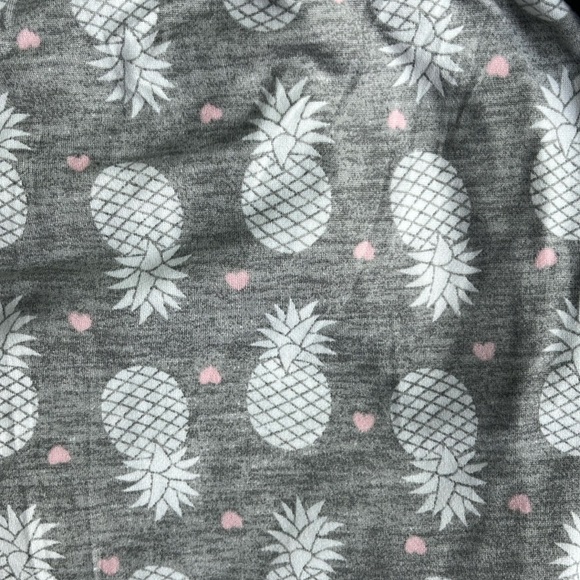 🆕 René Rofe Sleepwear Lounge Pants Pineapple and Hearts Design Size XL - Picture 8 of 9